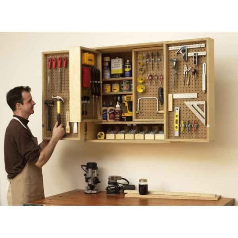Wood Shop Tool Cabinet Plans